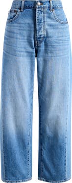 Madewell Pieced Oversize Barrel Leg Jeans