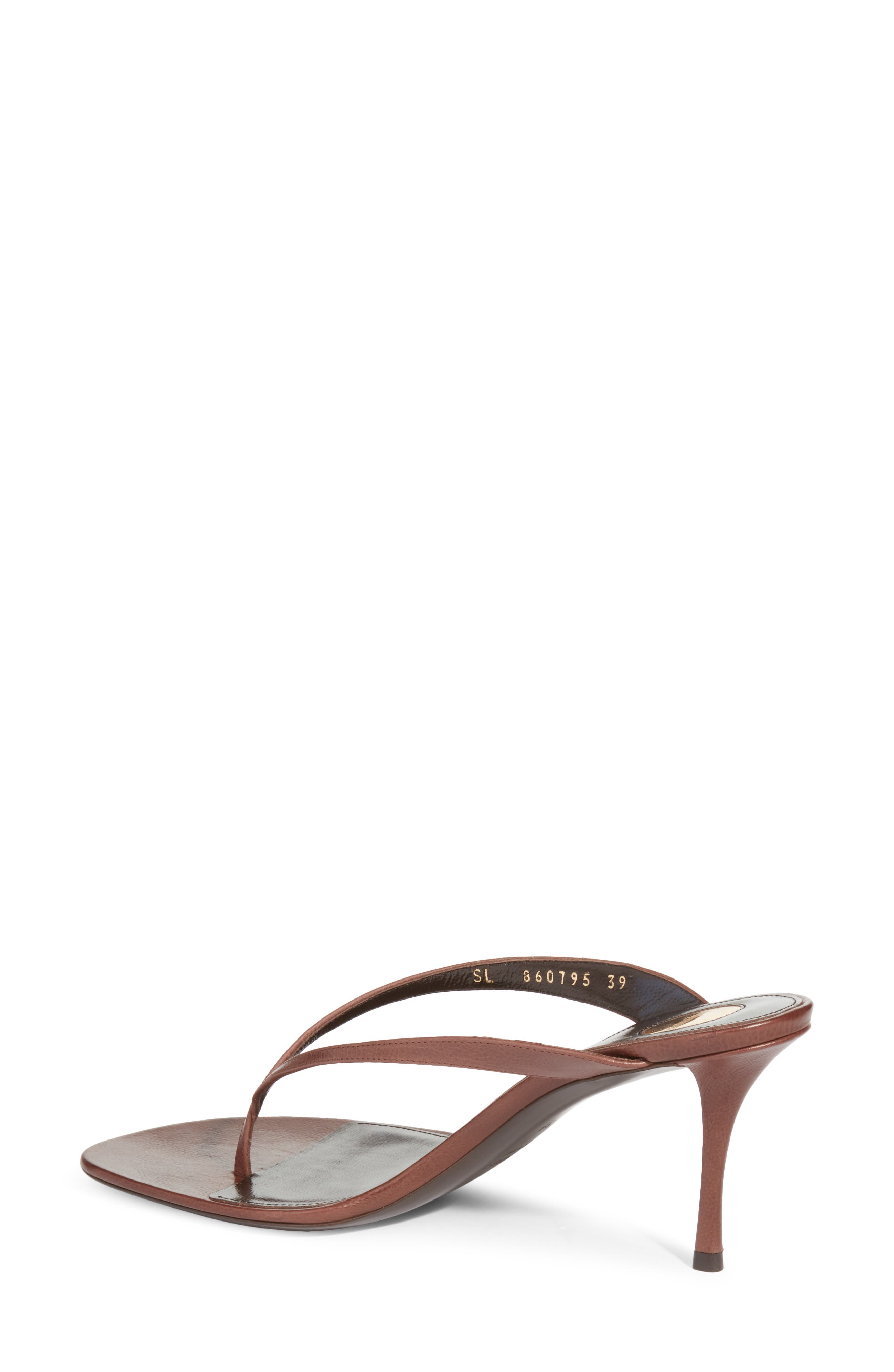 Sue Thong Sandal, Alternate, color, BROWN