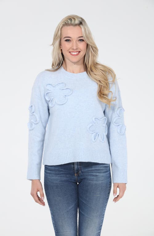 Rain And Rose Floral Soutache Sweater In Animal Print