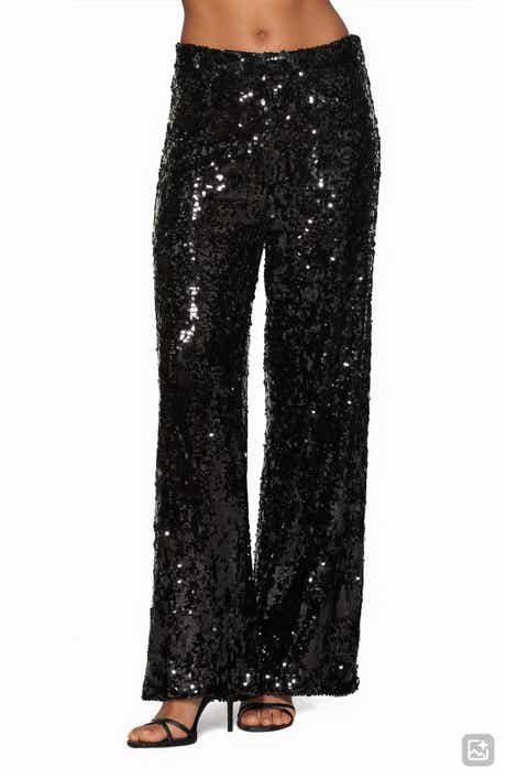 Illy Wide Leg Sequin Pants