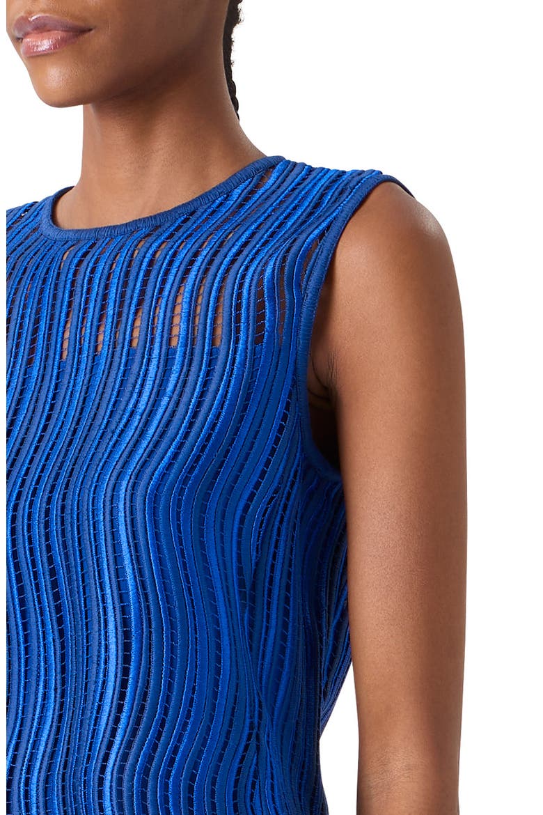 Techno Lace Top, Alternate, color, LAPIS BLUE