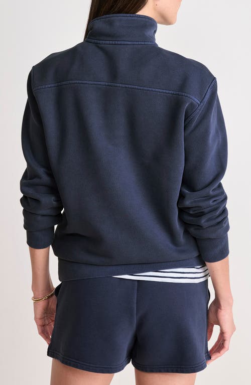 Vineyard Vines Shep Quarter Zip Pullover In Burgundy