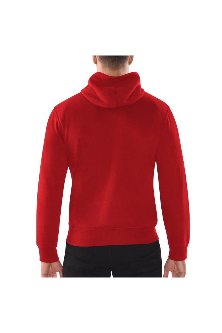 Men's Starter Cardinal Arizona Cardinals Domestic Post Season Full-Zip Hoodie, Alternate, color, Cardinal