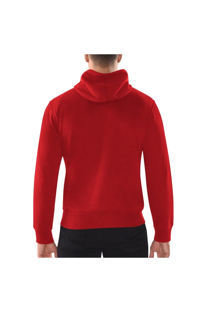 STARTER Men's Starter Cardinal Arizona Cardinals Domestic Post Season Full-Zip Hoodie, Alternate, color, Cardinal