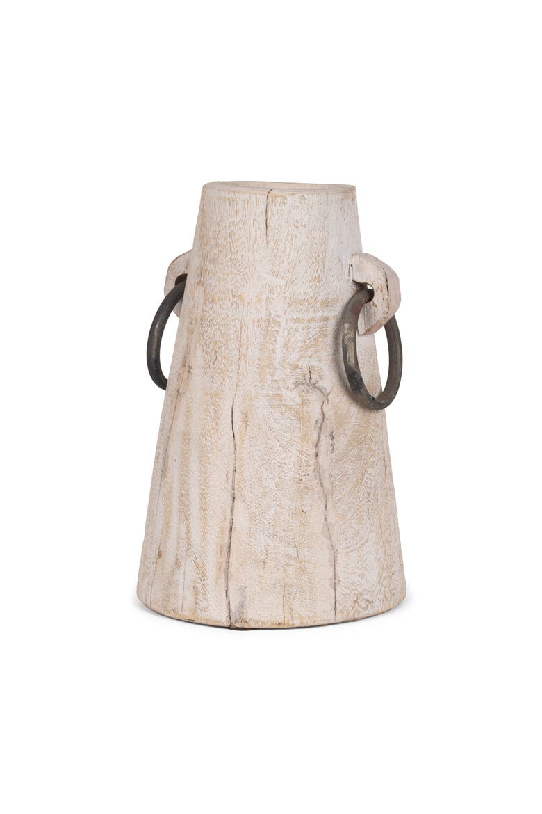 Monique Wood Pot, Alternate, color, Beige