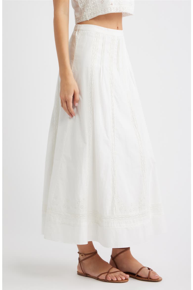 Aylin Midi Skirt, Alternate, color, IVORY