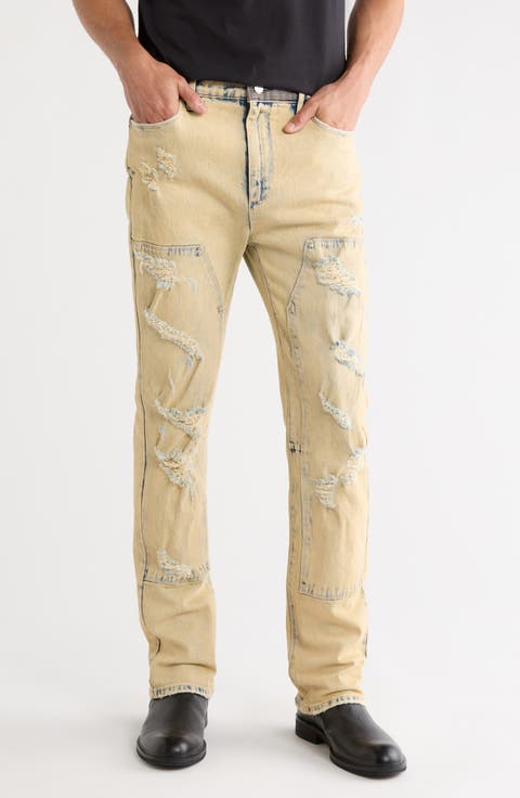 Ricardo Distressed Slim Jeans (Moonstone)