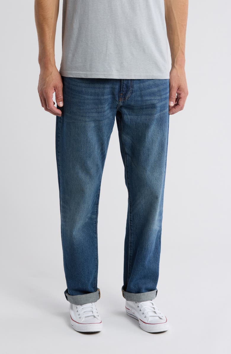 Lucky Brand Straight Leg Jeans, Main, color, Skye