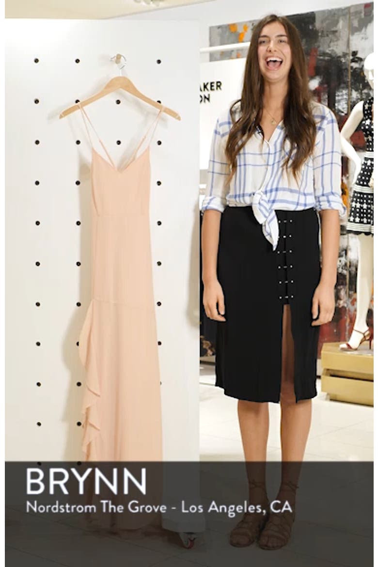 Luxurious Love Lace-Up Back Gown video