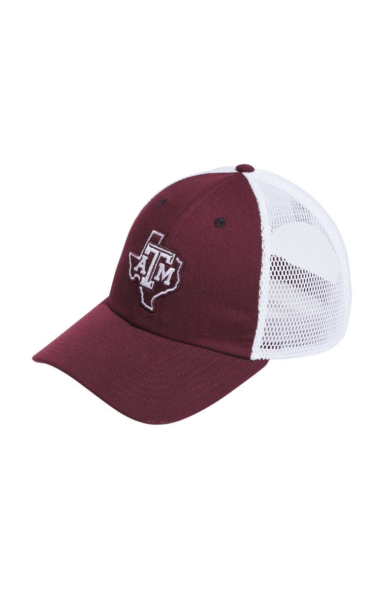 adidas Men's adidas Maroon Texas A&M Aggies Mascot Slouch Trucker Adjustable Hat, Main, color, 