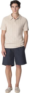 Missoni Cotton And Viscose Polo Shirt With Tone-on-tone Zigzag Motif