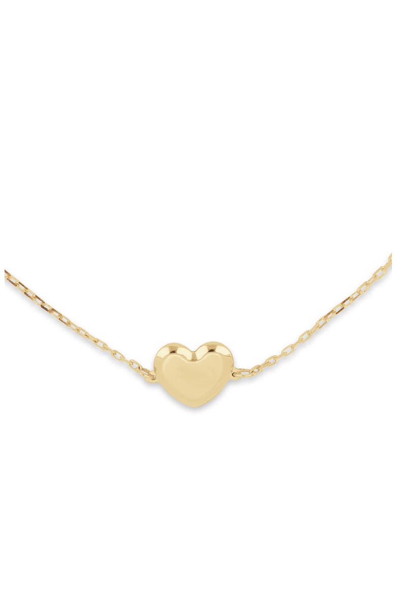 14k Gold Heart Chain Bracelet, Alternate, color, 14KY