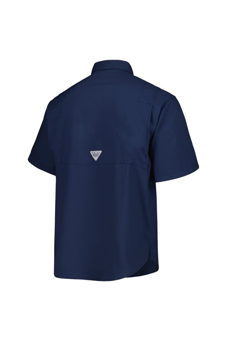 Men's Columbia Navy Houston Astros Tamiami Omni-Shade Button-Down Shirt, Alternate, color, Navy