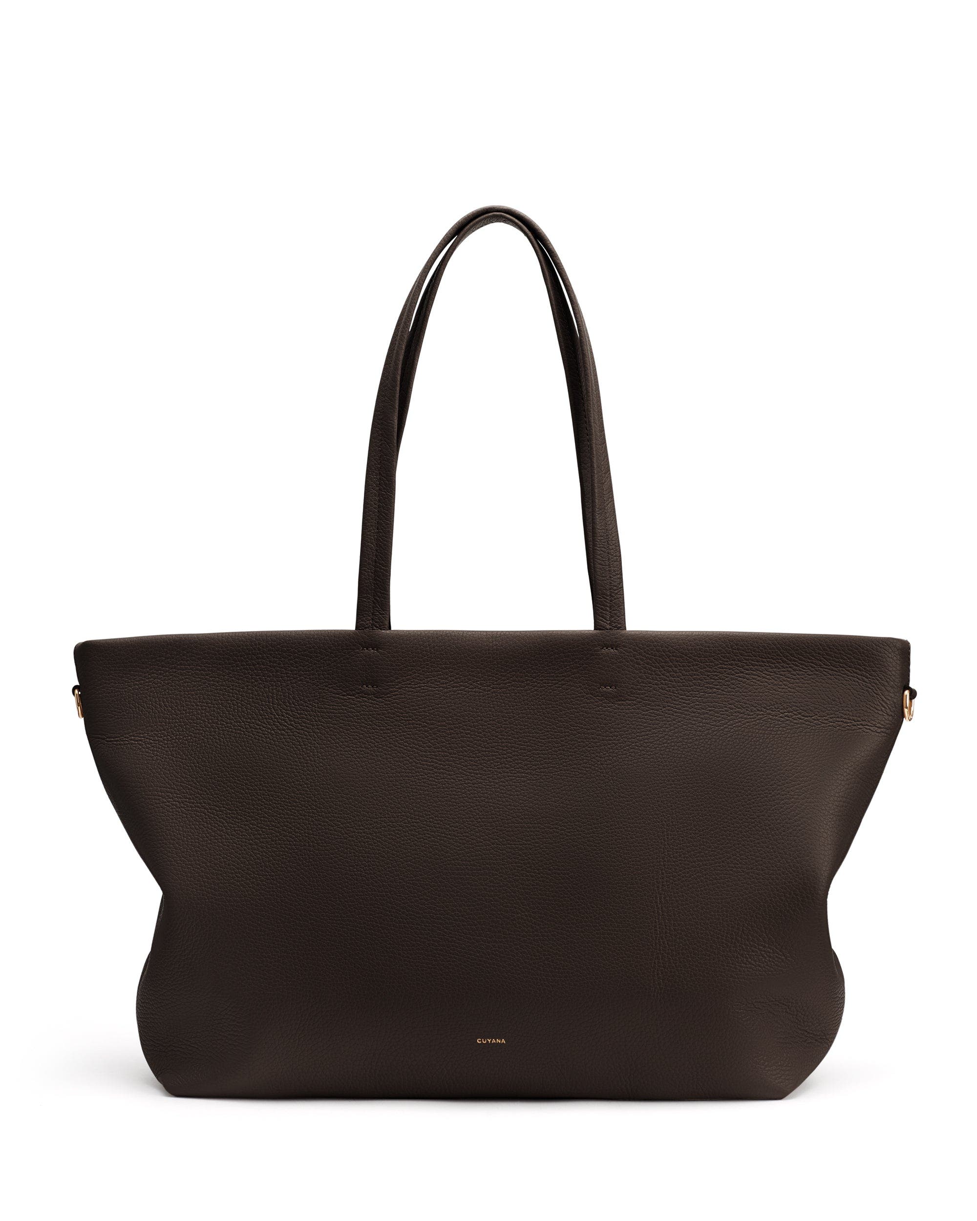 Cuyana Classic Easy Zipper Tote, Main, color, Mocha