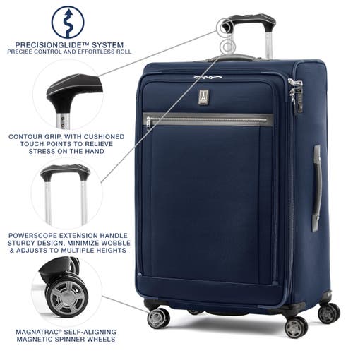 Travelpro Platinum Elite Softside Expandable Large 29-inch Checked Luggage In Dark Blue