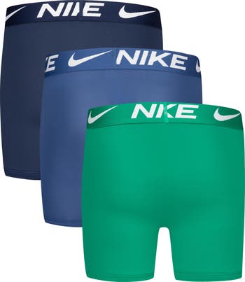 Kids' Essential Dri-FIT Micro Assorted 3-Pack Boxer Briefs