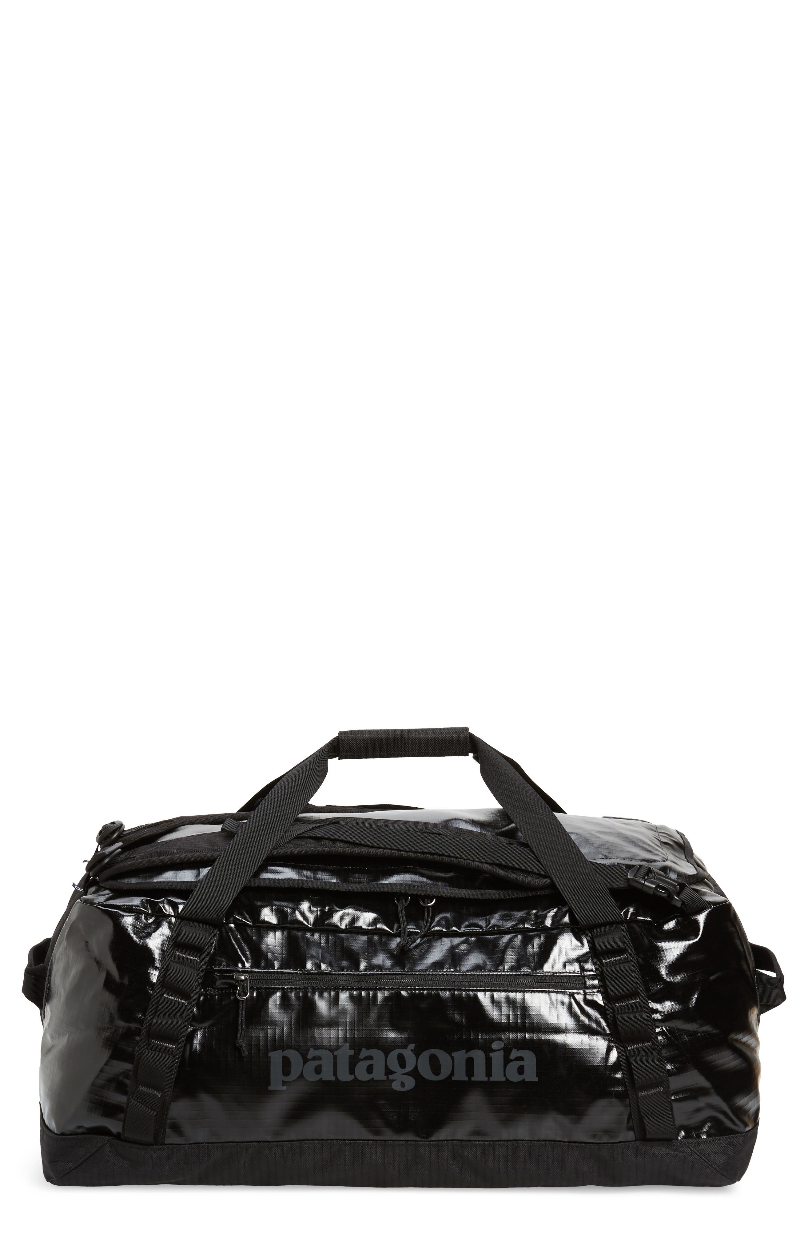 Patagonia Black Hole Water Repellent 55-Liter Duffle Bag, Main, color, 