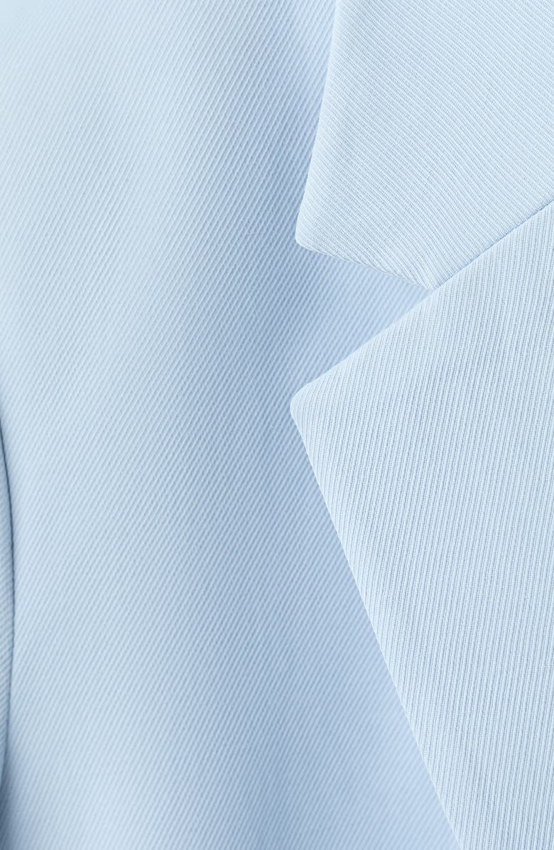 MANGO Americana One-Button Blazer, Alternate, color, Sky Blue