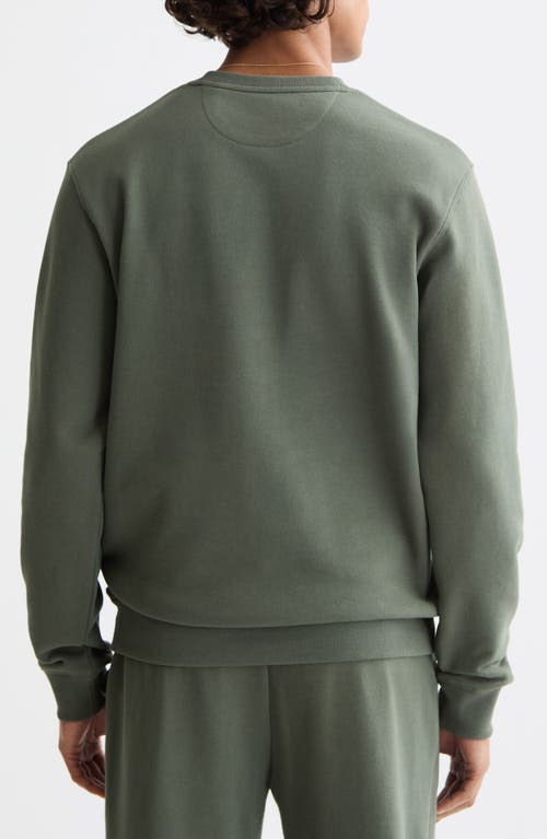 Scotch & Soda Seasonal Core Crewneck Sweatshirt In Green