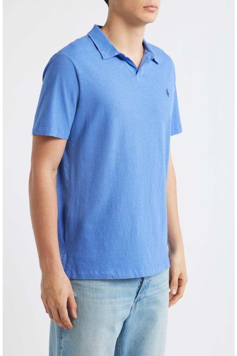 Johnny Collar Cotton Polo, Alternate, color, MODERN ROYAL