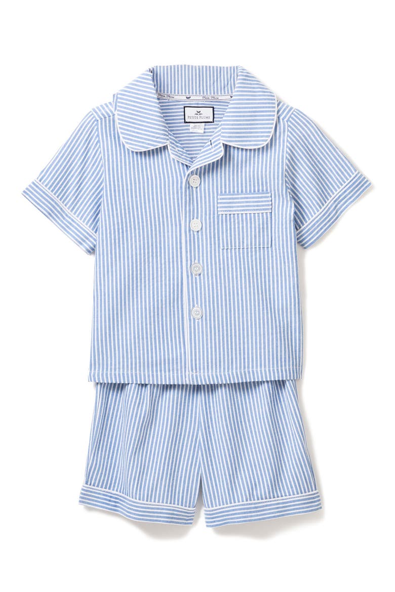 Kids' Striped Short Pajamas, Main, color, BLUE