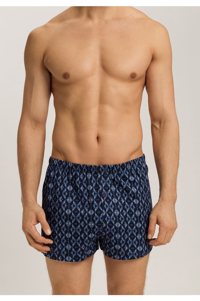 Cotton Sporty Cotton Boxer, Alternate, color, Blue Diamonds