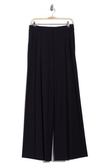 Twp New Didi Wide Leg Wool Blend Pants In Blue