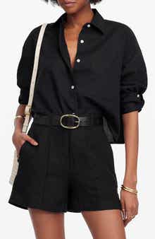 Madewell Linen Trouser Shorts