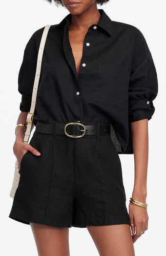 Madewell Linen Trouser Shorts