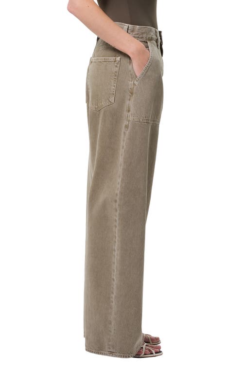 Agolde Sefton Pleated High Waist Barrel Jeans