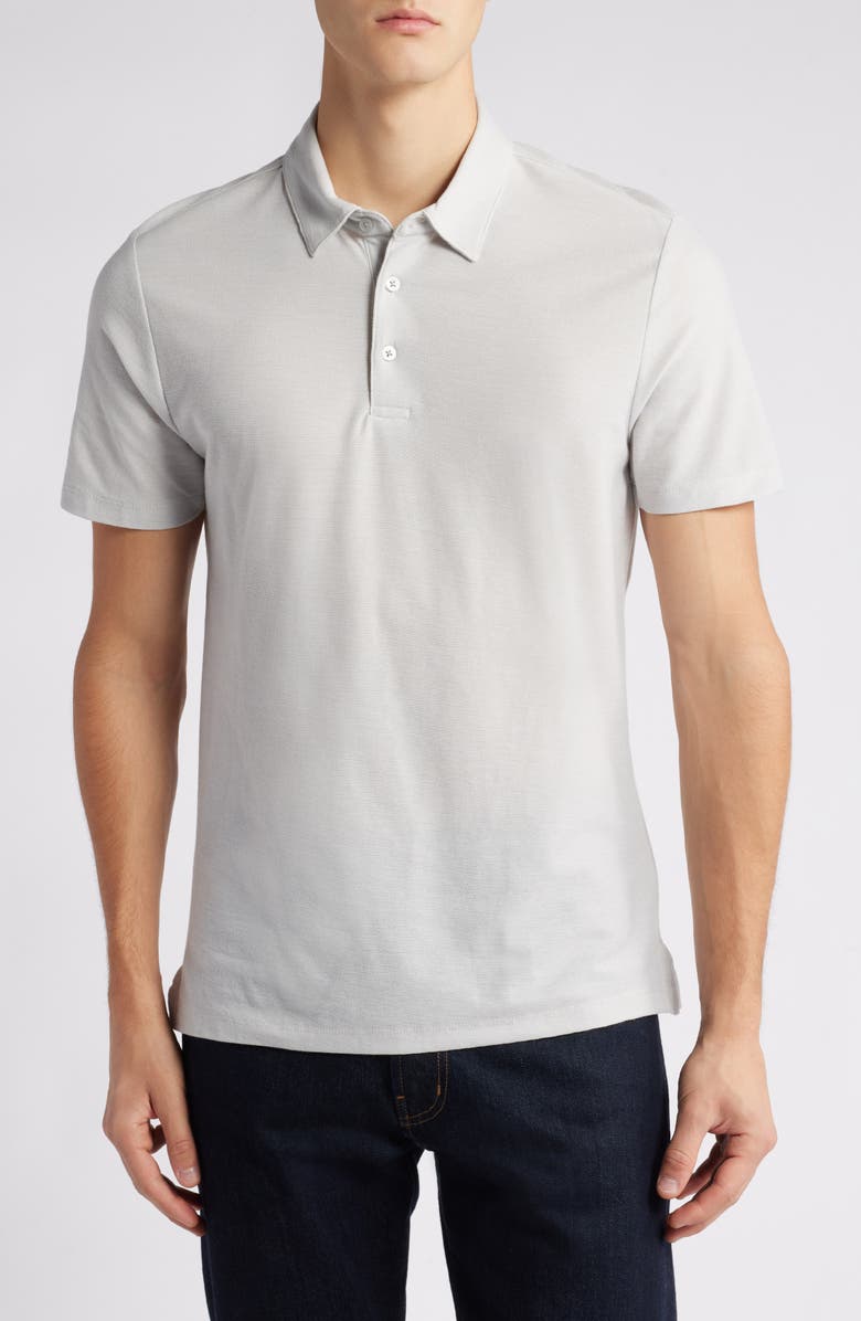 Robert Barakett Renewer Cotton Blend Piqué Polo, Main, color, 