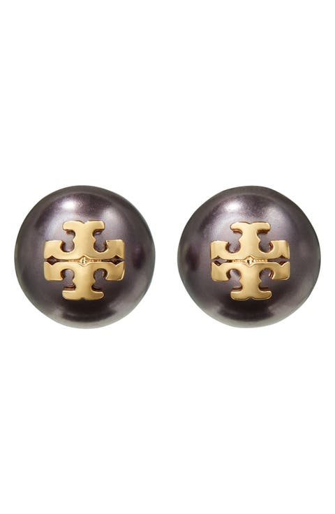 Moondance Pearl Stud Earrings