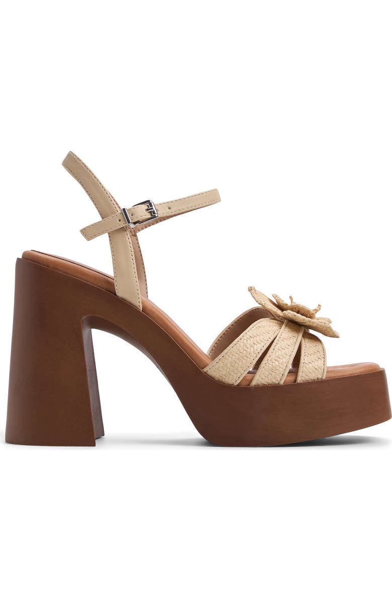 ALDO Beachbloom Ankle Strap Platform Sandal, Alternate, color,