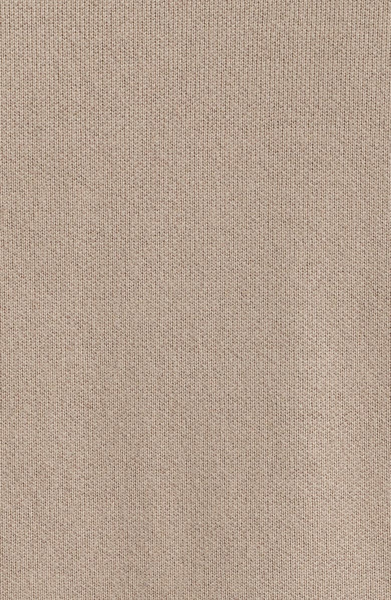 Canali Ultralight Suede & Merino Wool Overshirt, Alternate, color, Beige