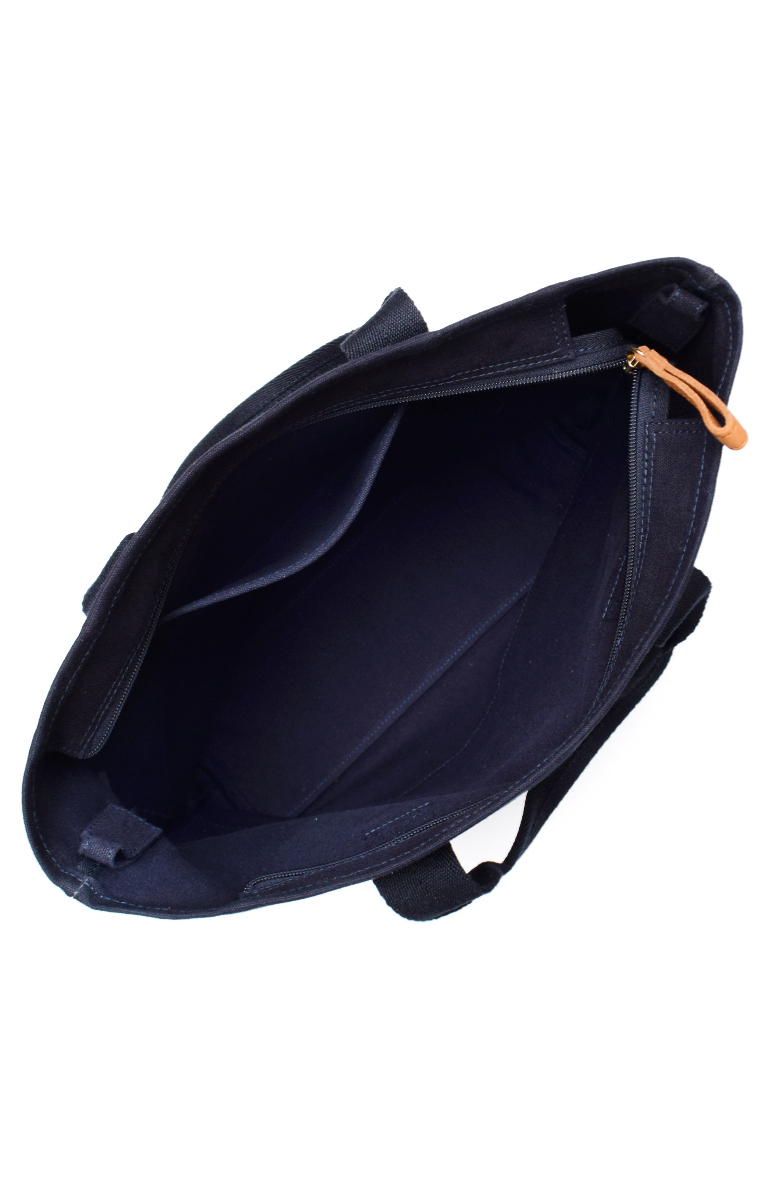 New Amsterdam Leatherworks Ayla Tote, Alternate, color, Midnight