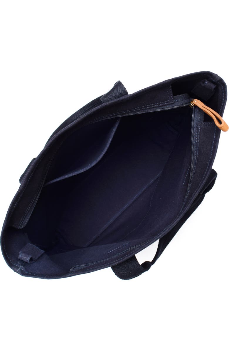 New Amsterdam Leatherworks Ayla Tote, Alternate, color, Midnight