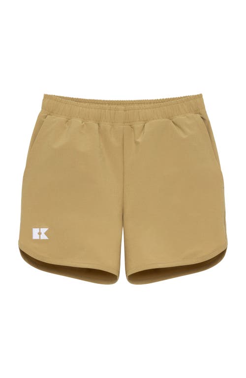 Courtside Kids Boys Super Short Lined In Khaki