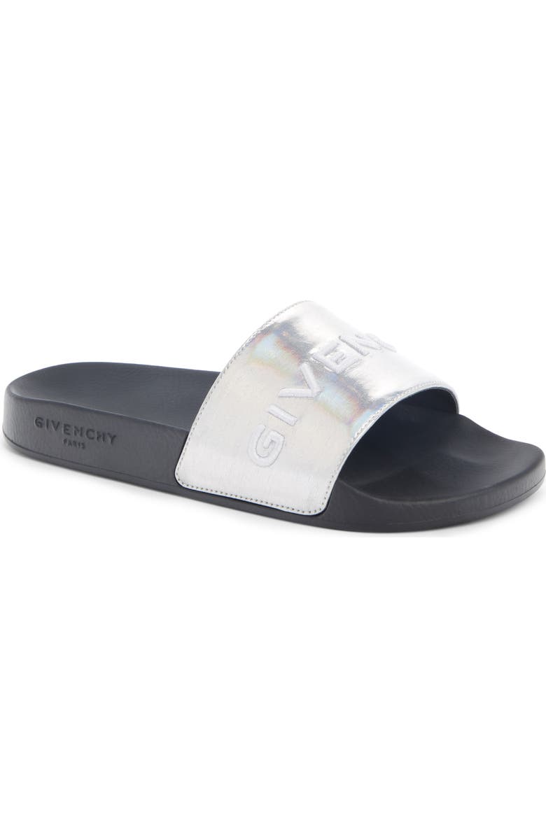 Givenchy Paris Logo Sport Slide, Main, color,