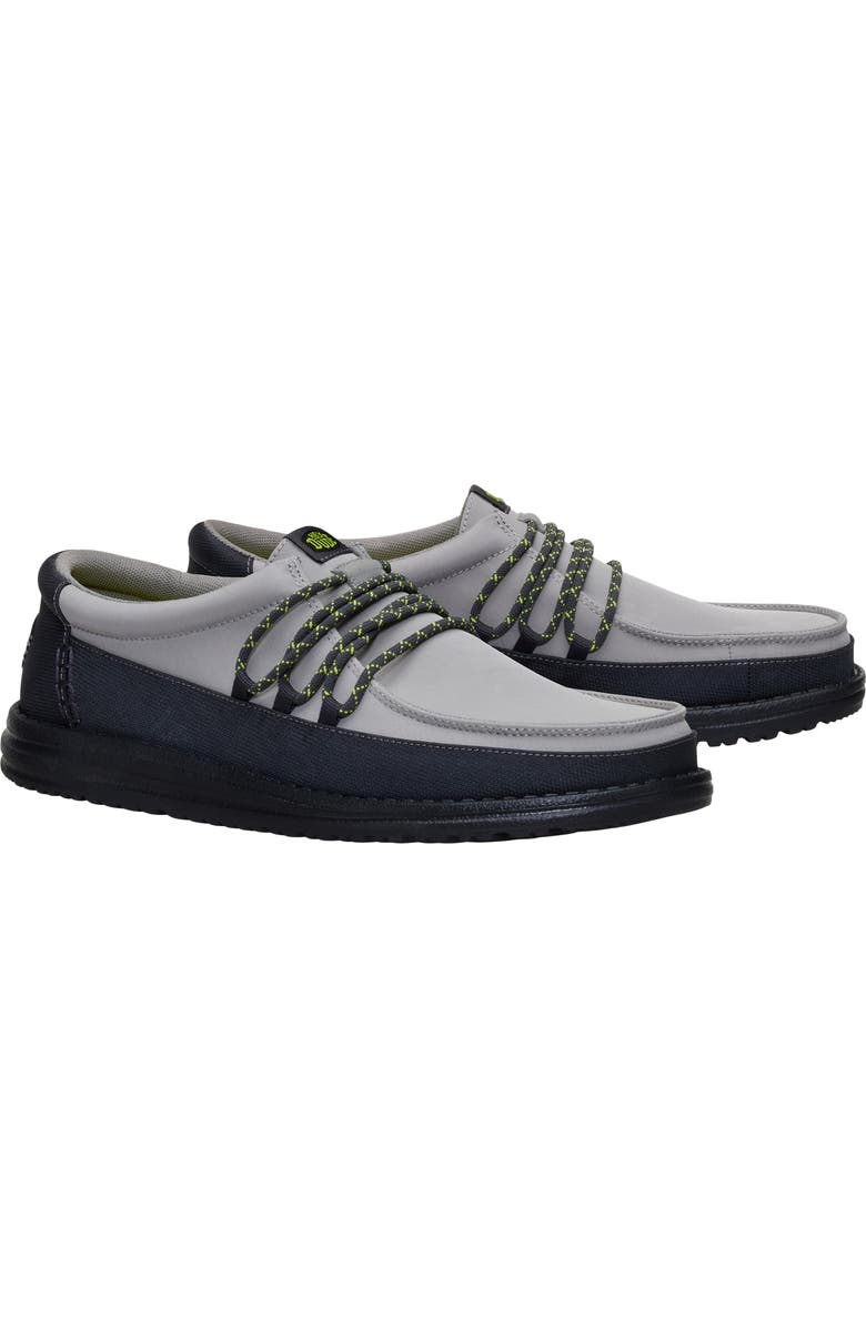 Hey Dude Wally Guard Slip-On, Alternate, color, Black/ Moon Grey