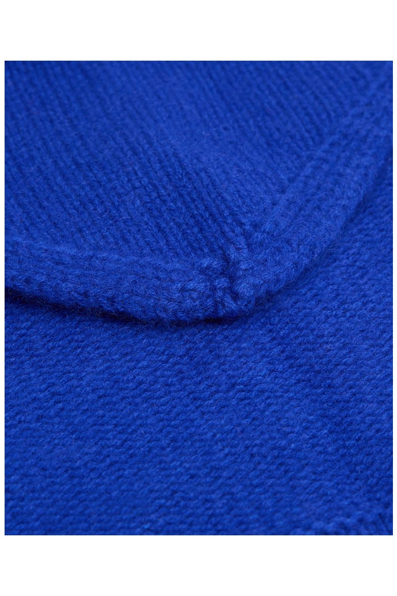 Wool & Cashmere Blend Triangular Scarf, Alternate, color, BLUE