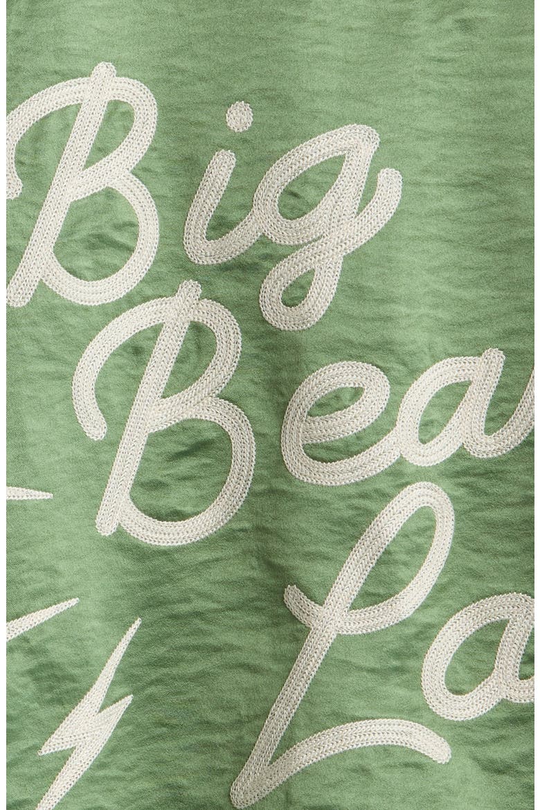 Star Power Souvenir Jacket, Alternate, color, VINTAGE GREEN COMBO