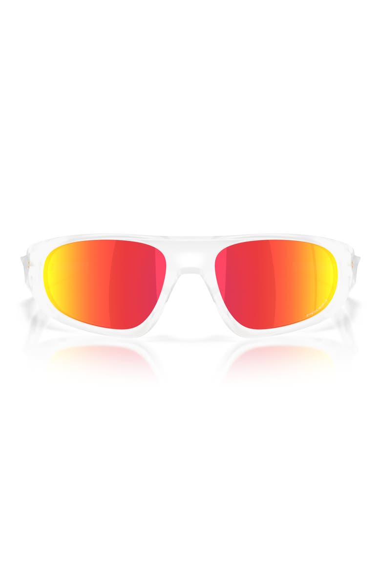 Gender Inclusive Neoforma 60mm Oval Sunglasses, Main, color, MATTE CLEAR / PRIZM RUBY