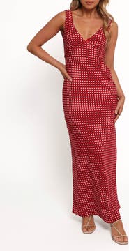 Petal & Pup Leni Polka Dot Maxi Dress