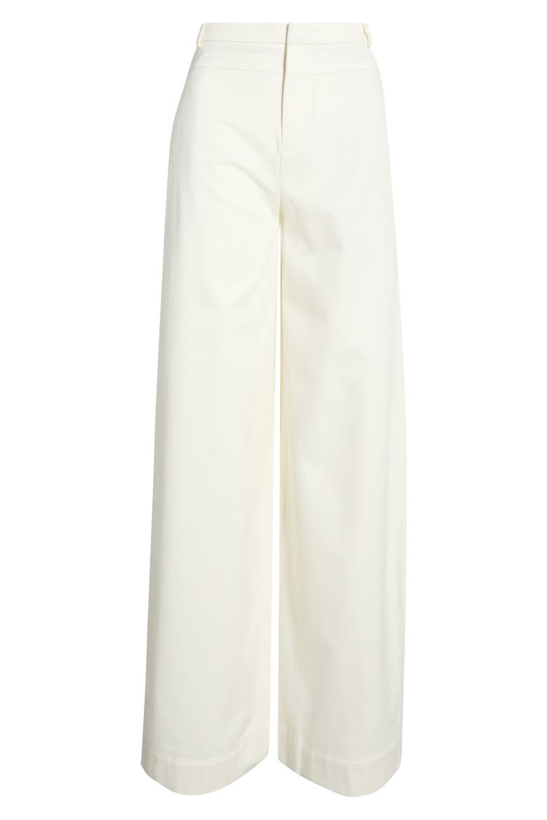 Cotton Utility Wide Leg Pants, Alternate, color, BONE