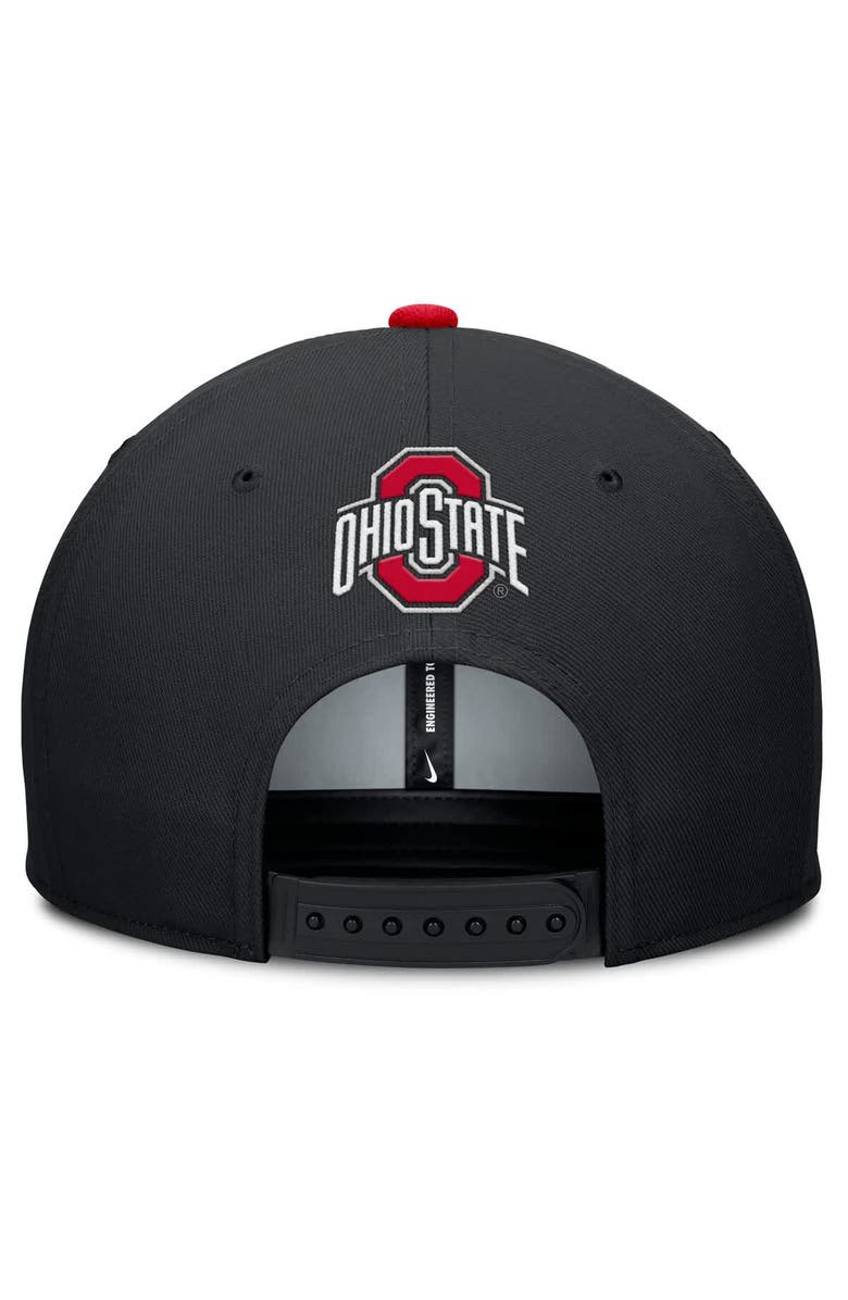 Nike Men's Nike Black Ohio State Buckeyes 2025 On-Field Pro Performance Adjustable Hat, Alternate, color, 