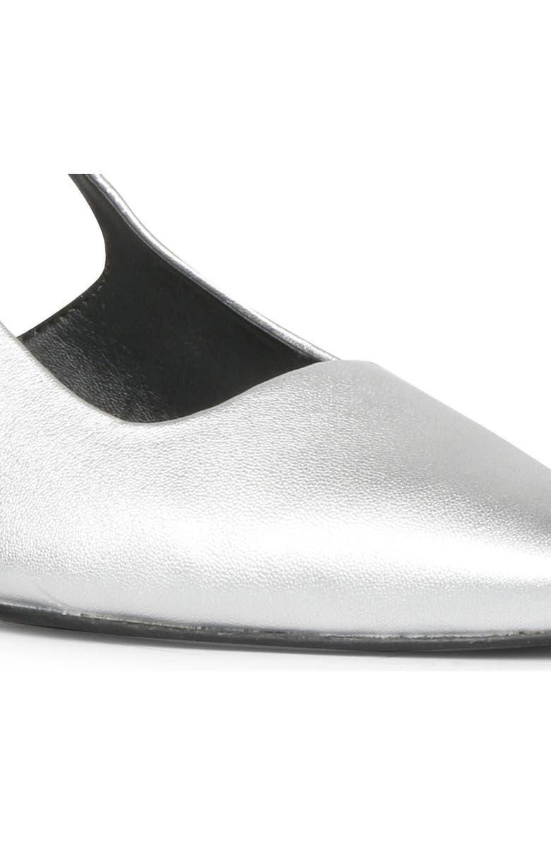 SAINT G Cynara Slingback Pointed Toe Pump, Alternate, color, Silver