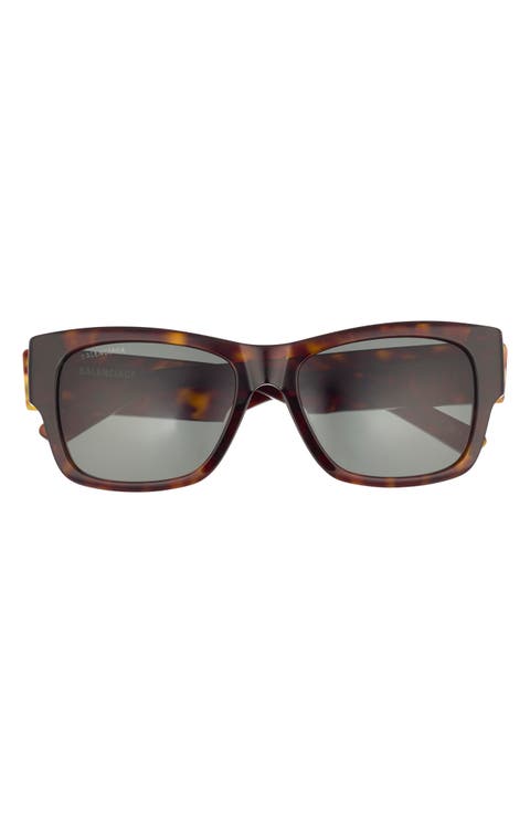 56mm Square Sunglasses