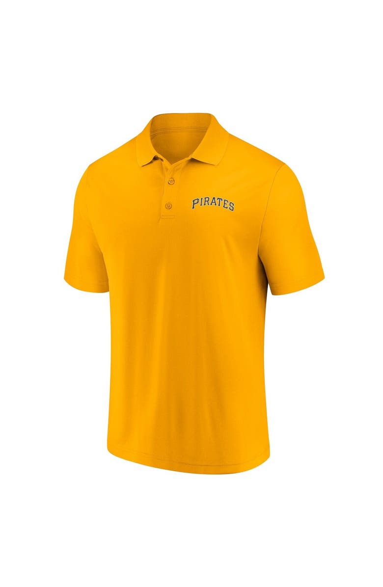FANATICS Men's Fanatics Branded Black/Gold Pittsburgh Pirates Dueling Logos Polo Combo Set, Alternate, color, Black
