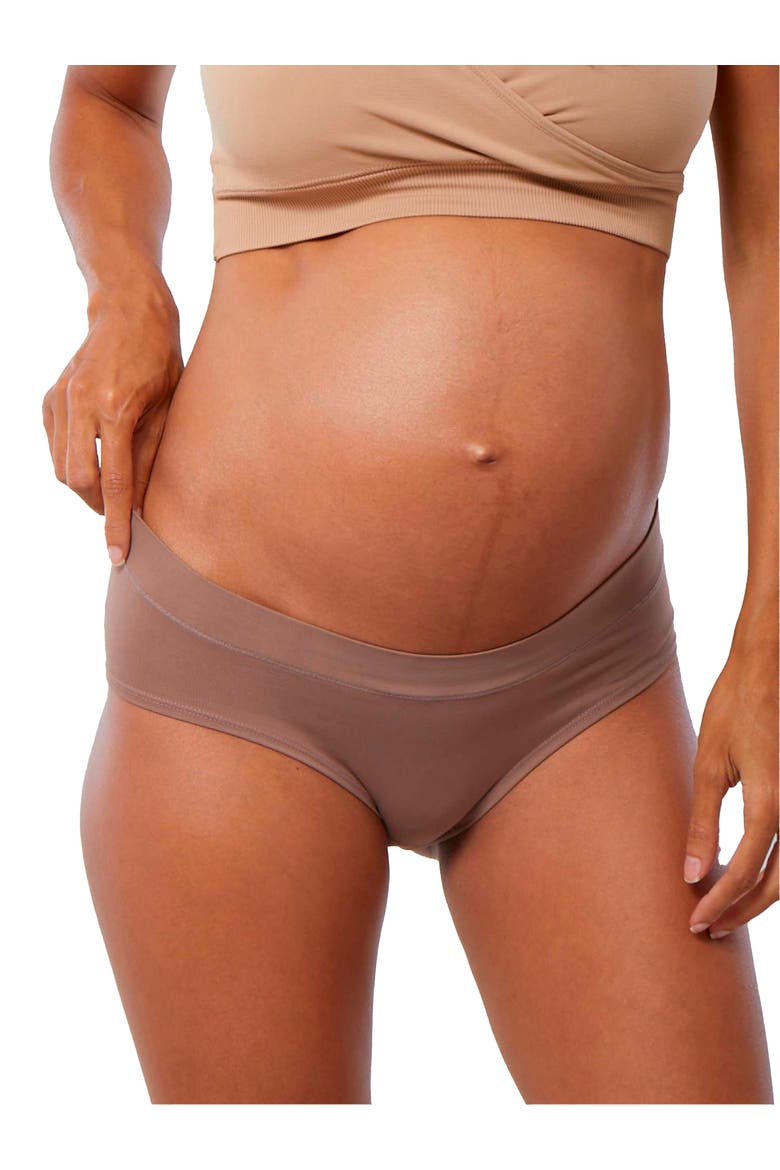 3-Pack Cooling Maternity Briefs, Alternate, color, DEEP TAUPE