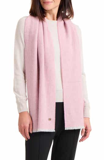 Bruno Magli Herringbone Cashmere Scarf